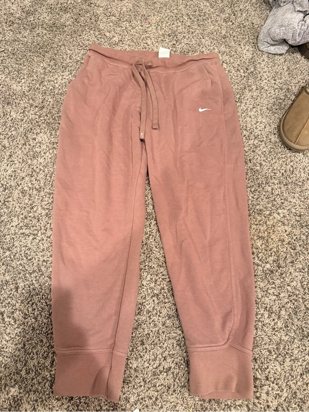 Nike Women Mauve Pink Jogger Sweatpants